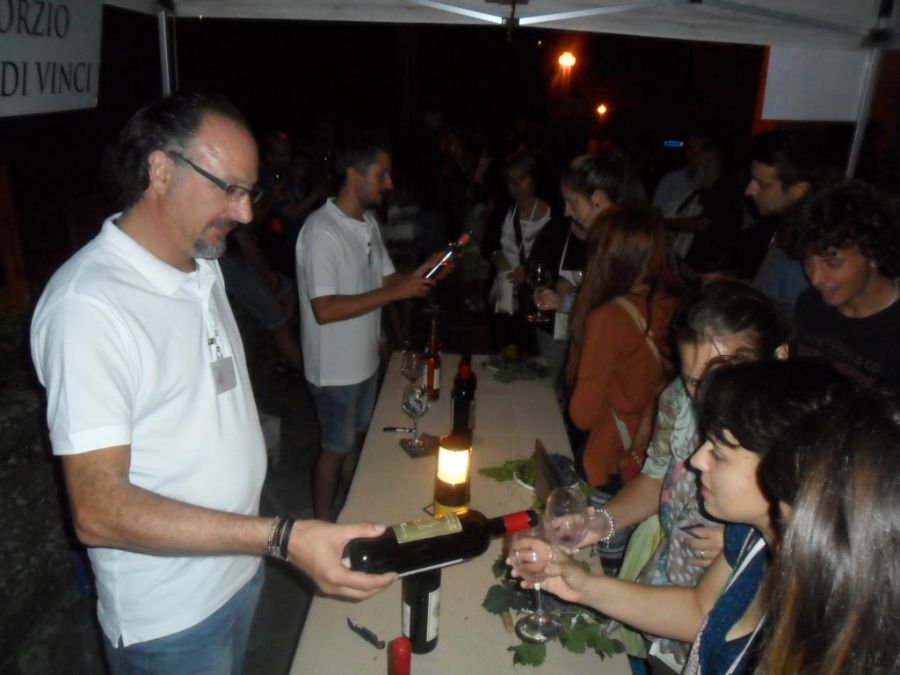 Calici di Stelle a Vinci: bella serata, degustazioni, stelle e tanti curiosi