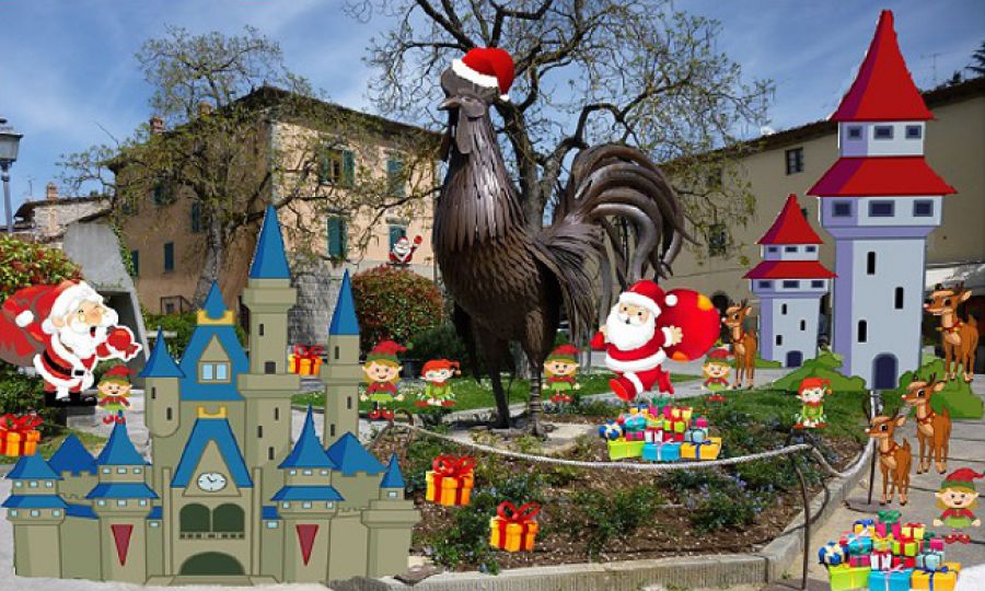 Festa in piazza a Gaiole