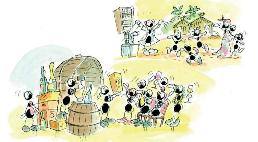Asta dell'Amicizia, vini di solidarietà