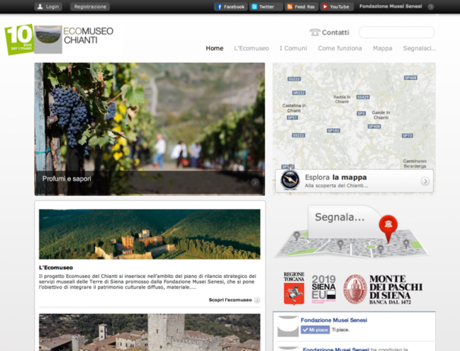 Ecomuseo del Chianti, tutto il territorio con un clic