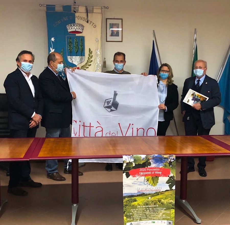 A Povoletto la bandiera delle Citta' del Vino