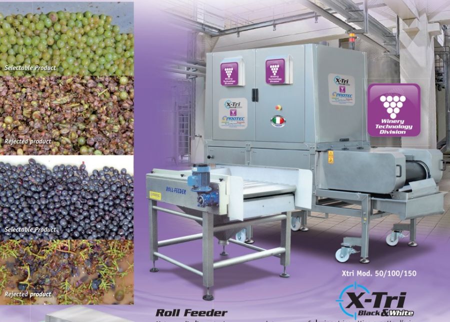Sistemi e selezionatrici  ottiche   per  l’industria alimentare  e   uva  da vinificazione